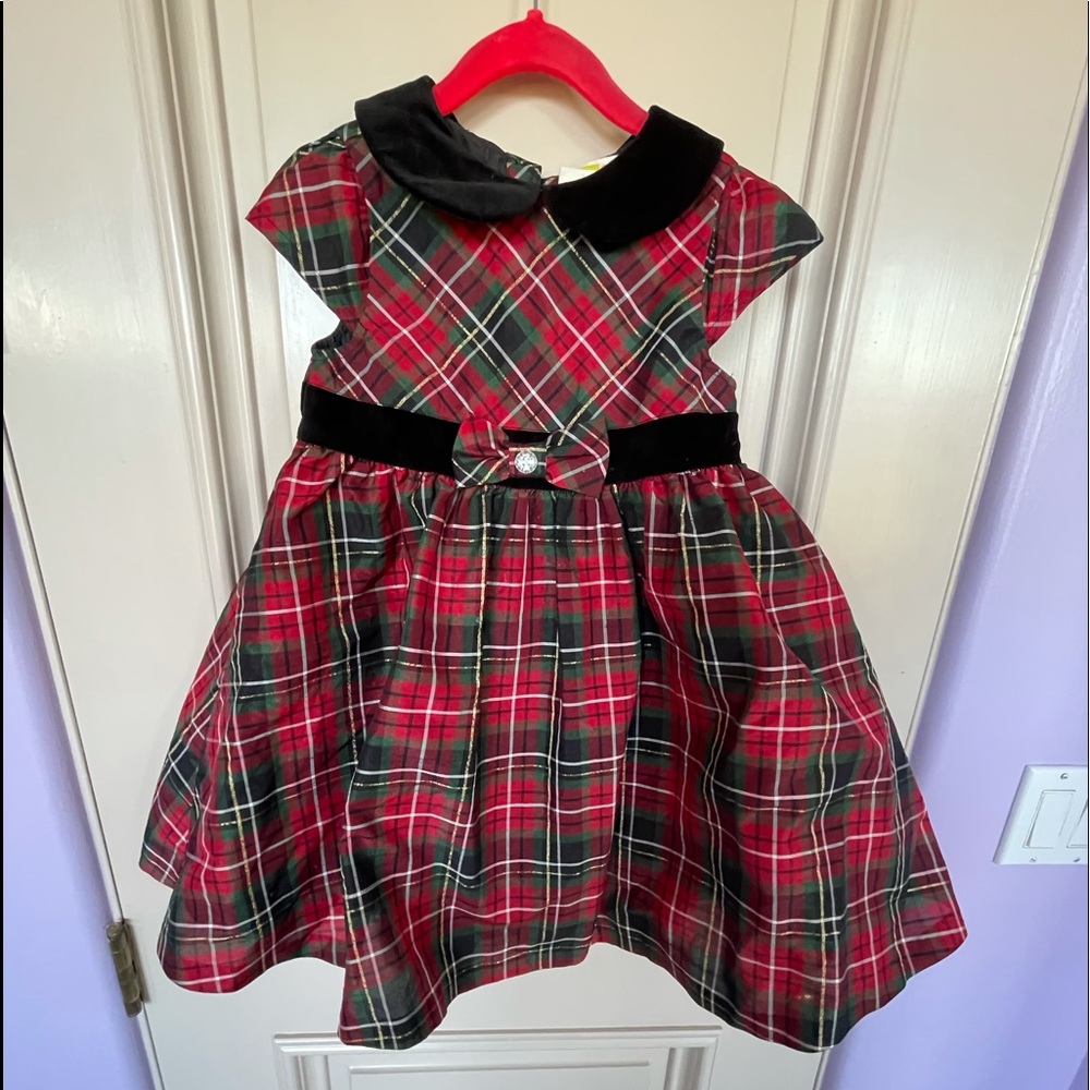 Crazy 8 red plaid dress. Holiday dress